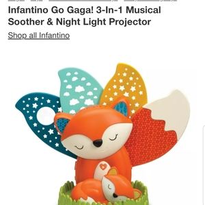 3 in 1 musical Soother and night light projector